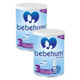 Bebehum Teneke 3 Devam Sütü 400 gr 9-12 Ay X2 Adet