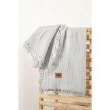 Bebek 2 Kat %100 Pamuk Müslin Örtüsü 100X120 - Taş