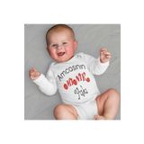 Bebek Amcasının Minik Aşkı Yazılı Hediye Zıbın 1597-LMNN, 3 Ay