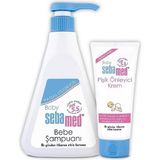 Bebek Bakım Seti 500ML Şampuan+ 50ML Pişik Kremi - Çok Renkli