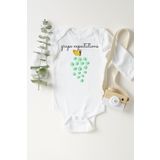 Bebek Beyaz Üzüm Uzun Kollu Çıtçıtlı Body, 2 Yaş