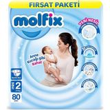 Bebek Bezi 2 Beden Mini Fırsat Paketi 3-6 kg 80 Adet - Standart