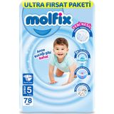 Bebek Bezi 5 Beden Junior Ultra Fırsat Paketi 11- 18 kg 78 1 Adet
