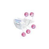 Bebek Bezi 8 Numara Xxx-Large (25+ Kg) 112 Adet – Ekstra Set - Option-1 - (ClearEyelets)Black-RadiantOrchid