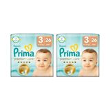 Bebek Bezi Premium Care 3 Numara 26 Adet 2li Paket - 0 - 1 Ay