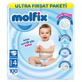 Bebek Bezi Ultra Fırsat Paketi 4 Beden 7-14 Kg 100 Adet