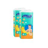 Bebek Bezi Vegan 4 Beden 8-18 Kg Avantaj Paketi 88 Adet