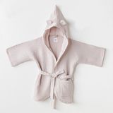 Bebek Bornoz Bathrobe Muslin Home AC25882 - Bej