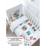 Bebek Boy Lastikli Çarşaf Seti - Cartoon Serisi - Paw Patrol Patchwork