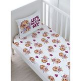 Bebek Boy Lastikli Çarşaf Seti - Cartoon Serisi - Paw Patrol Skye