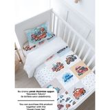 Bebek Boy Lastikli Çarşaf Seti - Cartoon Serisi - Şimşek Mcquenn Patchwork
