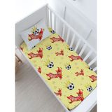 Bebek Boy Lastikli Çarşaf Seti - For Baby Serisi - Sarı - Kırmızı