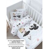 Bebek Boy Lastikli Çarşaf Seti - For Baby Serisi - Siyah Tütülü Balerin ve Kuğu