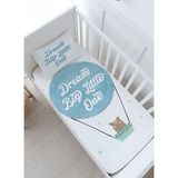 Bebek Boy Lastikli Çarşaf Seti - Pure Baby Serisi - Bear Dream