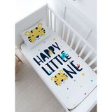 Bebek Boy Lastikli Çarşaf Seti - Pure Baby Serisi - Happy Lion