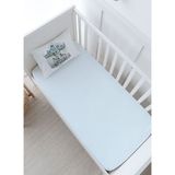 Bebek Boy Lastikli Çarşaf Seti - Pure Baby Serisi - Yıldız Tutan Ayı