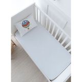 Bebek Boy Lastikli Çarşaf Seti - Zezig x Royal Series - Blue