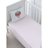 Bebek Boy Lastikli Çarşaf Seti - Zezig x Royal Series - Pink