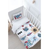 Bebek Boy Nevresim Takımı (100x150) - Cartoon Serisi - Super Heroes Patchwork