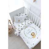 Bebek Boy Nevresim Takımı (100x150) - For Baby Serisi - Aslanlı Çember