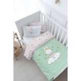 Bebek Boy Nevresim Takımı (100x150) - For Baby Serisi - Balerin Tavşan