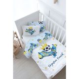 Bebek Boy Nevresim Takımı (100x150) - For Baby Serisi - Sarı - Lacivert