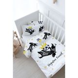 Bebek Boy Nevresim Takımı (100x150) - For Baby Serisi - Siyah - Beyaz