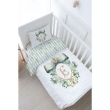 Bebek Boy Nevresim Takımı (100x150) - Green Royal Series - E Harfi
