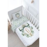 Bebek Boy Nevresim Takımı (100x150) - Green Royal Series - Ü Harfi