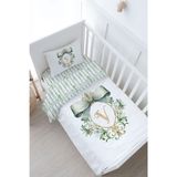 Bebek Boy Nevresim Takımı (100x150) - Green Royal Series - V Harfi