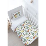 Bebek Boy Nevresim Takımı (100x150) - Pure Baby Serisi - Dino ve Kaktüsler