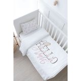 Bebek Boy Nevresim Takımı (100x150) - Pure Baby Serisi - Hello World
