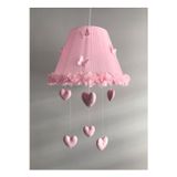 Bebek Çocuk Odası Avize Pembe Tül Pembe Çiçek Pembe Kalp Kelebekli