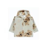 Bebek-Çocuk Teddy Peluş Kapüşonlu Hırka