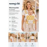 Bebek Ergonomik Pratik Kanguru Taşıyıcı, Ayarlanabilir Sırt Destekli, Sarı Balık, 0-36 Ay - Çok Renkli