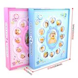 Bebek Fotoğraf Albümü / 10x15 / 240 lık/Mavi/Pembe Renk Seçenekli (1 Adet) (Mavi)