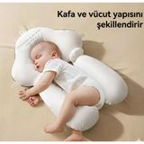 Bebek Güvenli Yatış Yastığı, Kafa ve Vucut Şekillendirici Yastık bebek yastığı