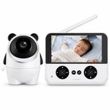 Bebek Güvenlik Kamerası, 2.4 GHz WiFi Canlı İzlemeli Monitörlü Bebek İzleme Kamerası, Tam Renkli Gece Görüşlü Ses Algılamalı Ninni Sıcaklık Göstergeli Akıllı Ev Bebek Odası İzleme Kamerası