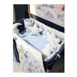 bebek iklimi 70x110 Bebek Uyku Seti 11 Parça Beşik Kenar Korumalık Park Yataklara
