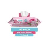 Bebek Islak Mendili Gül Kokulu 90 Yaprak