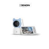 Bebek Kamerası 3MP 5" LCD Monitör, Mobil Kontrol, Ninni, Hareket Algılama, Gece Görüş (Mavi-X7202)