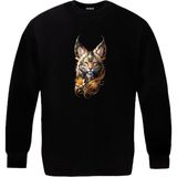 Bebek Kaplan Unisex Sweatshirt - Siyah - 2XL