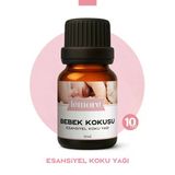 Bebek Kokusu Esansiyel Uçucu Koku Yağı Buhurdanlık Yağı Difüzör Esansı Küre 10Ml