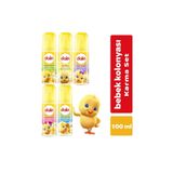 Bebek Kolonyası 100 Ml (bıcı Bıcı- Orman- Bahar- Çicek- Deniz) Karma 5 Li Set