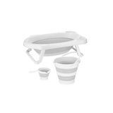 Bebek Küvet Katlanır 3 Lü Set Gri