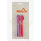 Bebek Mama Kaşığı 6Lı Pembe