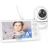 Bebek Monitörü 6 Inç Dünya Ilk IPS Ekranlı 30 Saat Pil, Uzaktan Pan/tilt/zoom Kamera, Wifi Vid - Genel
