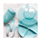 Bebek Öğrenme Çatal ve Kaşık Seti Mavi 6+ Ay - 01P-Pembe