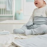 Bebek Organik Pamuk Balık Nakışlı 10 Lu Hastane Çıkış Zıbın Seti - Yeşil - 0 - 3 Ay