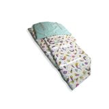 Bebek Özel Bebek Çocuk Beşik Kenar Koruma 70x120 Park Beşik Için 4 Parça, Unicorn, Mint Yeşili
